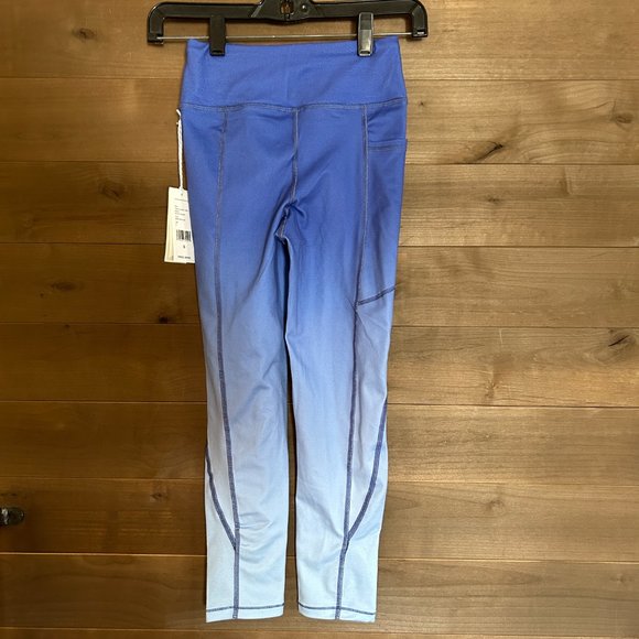 VINEYARD VINES Dip Dye Ombre Blue Performance Leggings ~ NWT! - Picture 2 of 5
